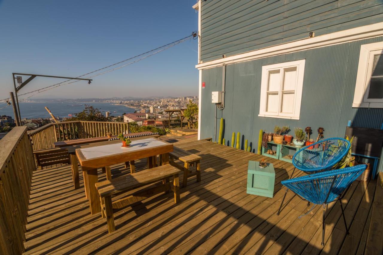 Hotel Faro Azul Valparaiso Cerro Alegre المظهر الخارجي الصورة