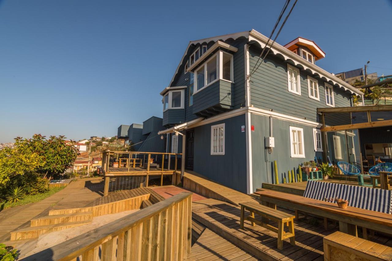 Hotel Faro Azul Valparaiso Cerro Alegre المظهر الخارجي الصورة