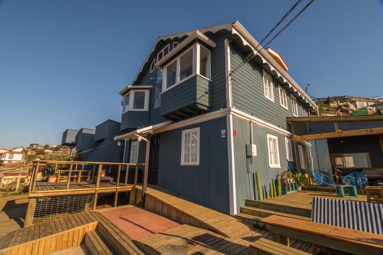 Hotel Faro Azul Valparaiso Cerro Alegre المظهر الخارجي الصورة