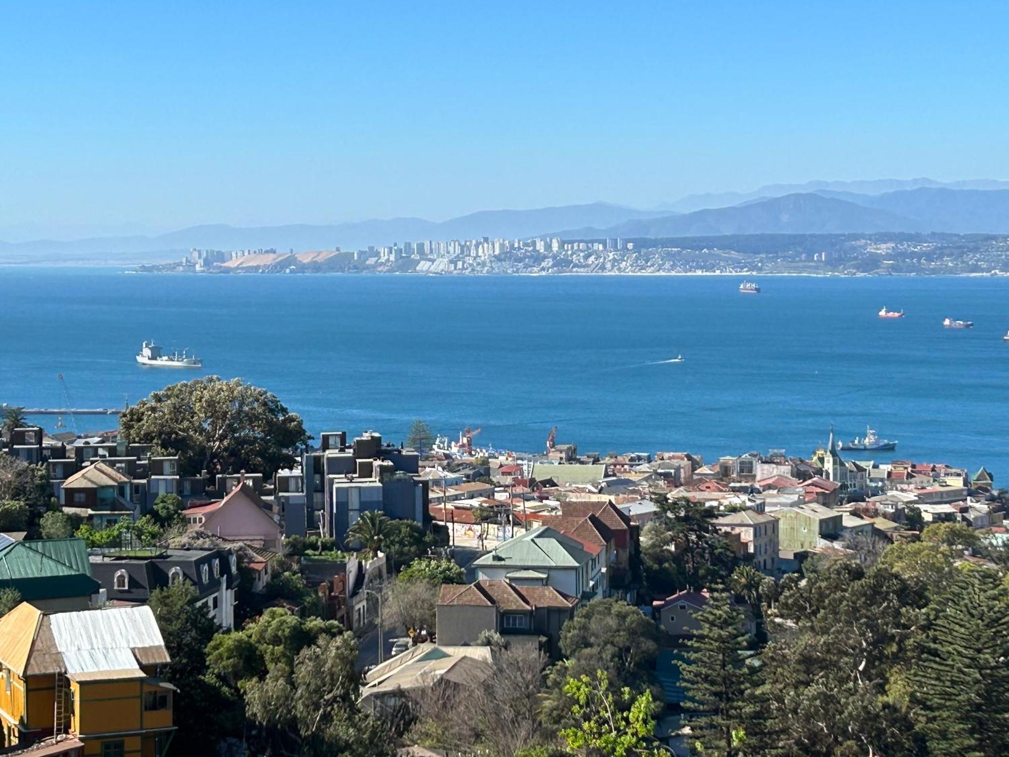 Hotel Faro Azul Valparaiso Cerro Alegre المظهر الخارجي الصورة