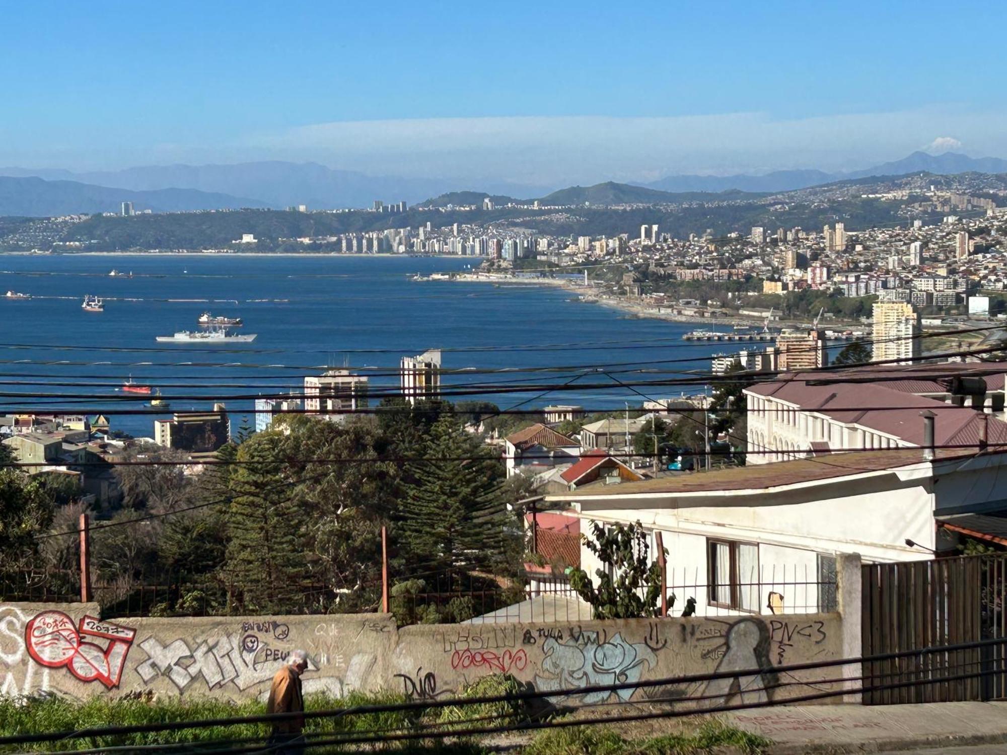 Hotel Faro Azul Valparaiso Cerro Alegre المظهر الخارجي الصورة